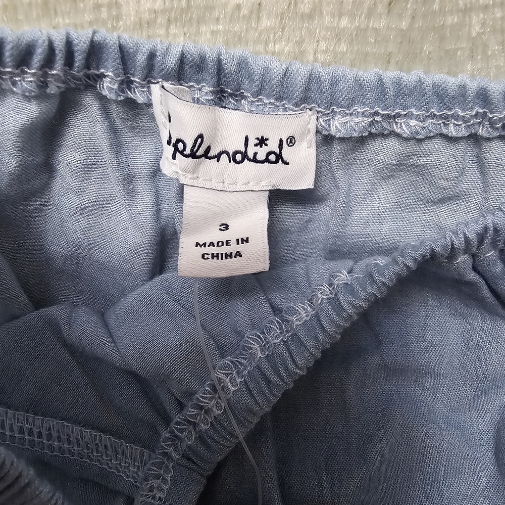 Splendid Toddler Girls Chambray Tiered Dress NWT Kids Baby Denim Blue Sz 3 - Picture 4 of 8